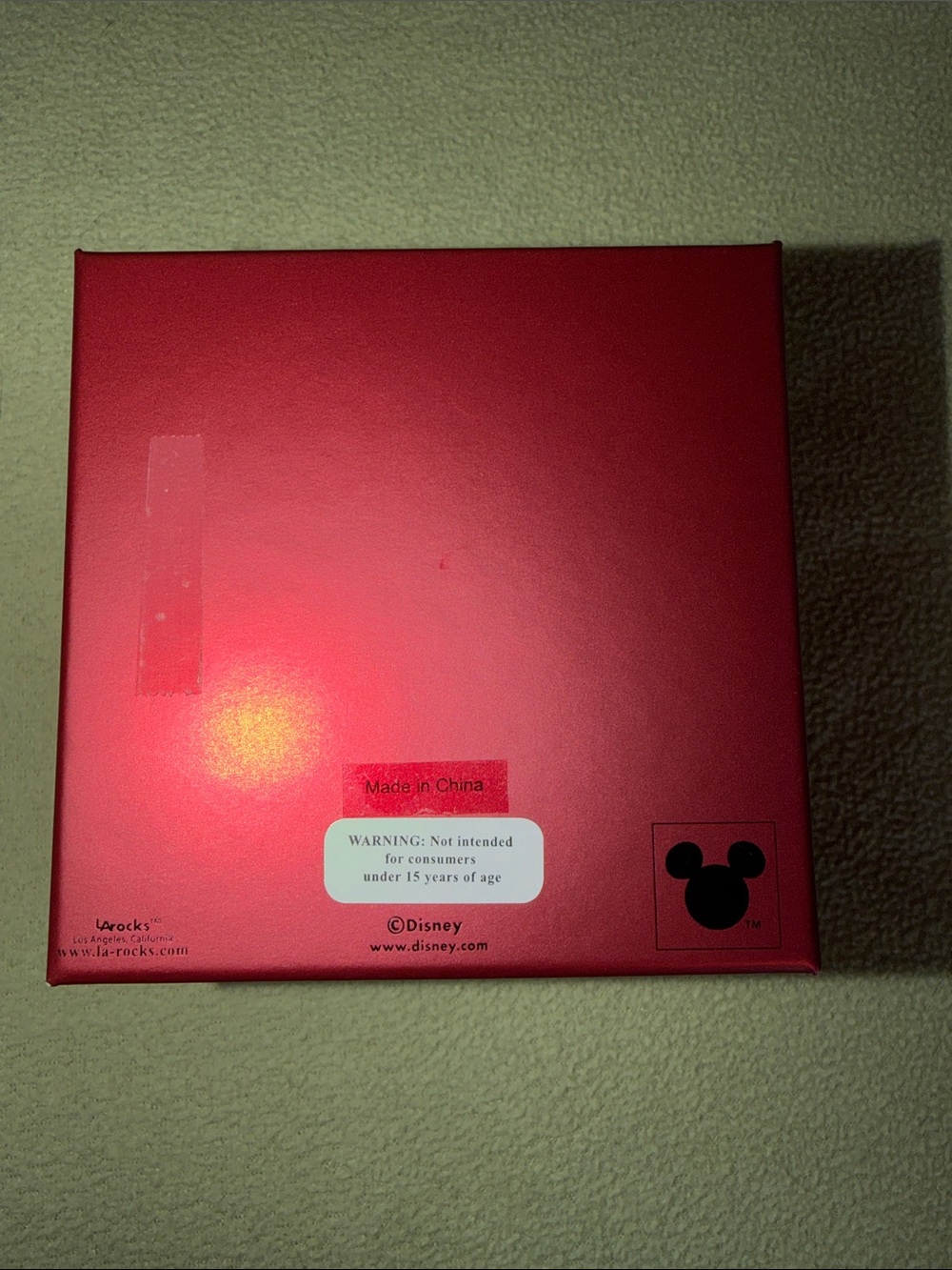 Disney Gold Holiday Mickey Pendant Necklace with Red and Green Accents - Picture 4 of 4